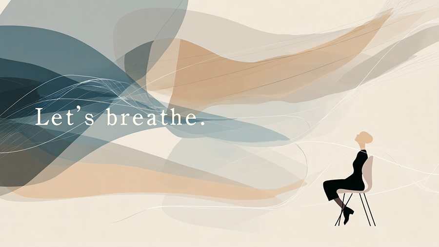 気づけば息を止めている？スクリーン時代にこそ「一息つく」